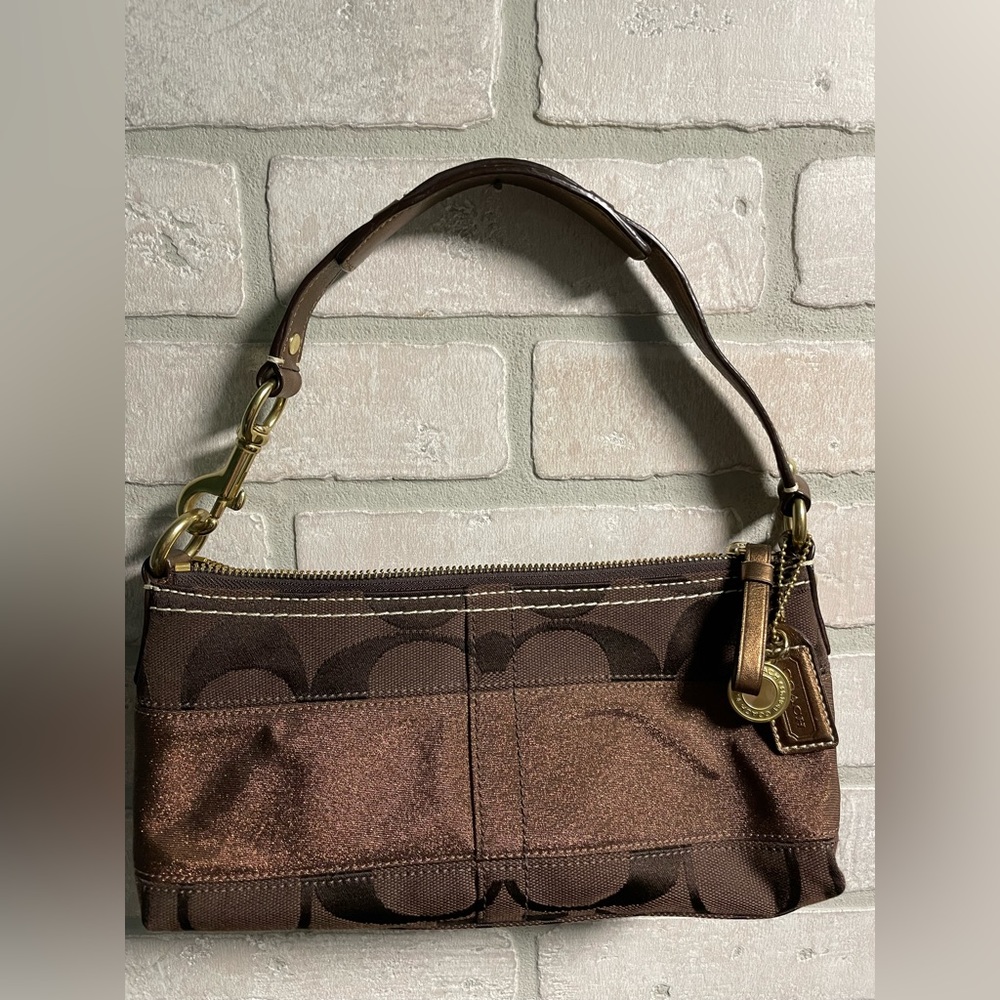 Vintage Brown Coach shoulder bag